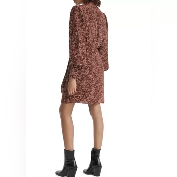 The Kooples Moon Dots Wrap Dress Size 4 (France) US Size XL - Picture 3 of 12